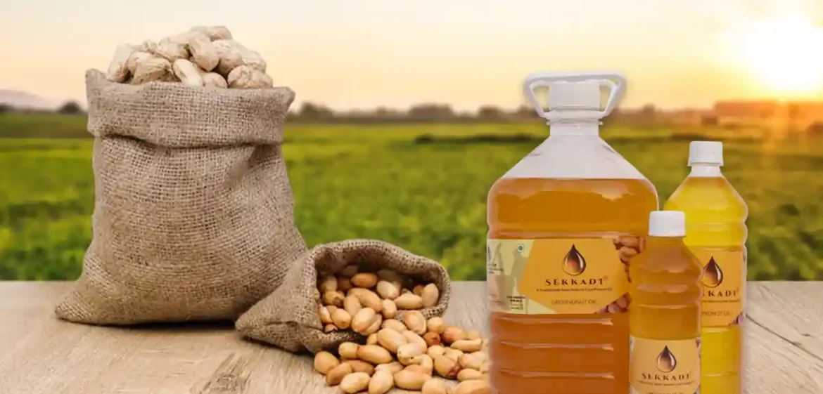 Pure Cold Pressed Groundnut Oil