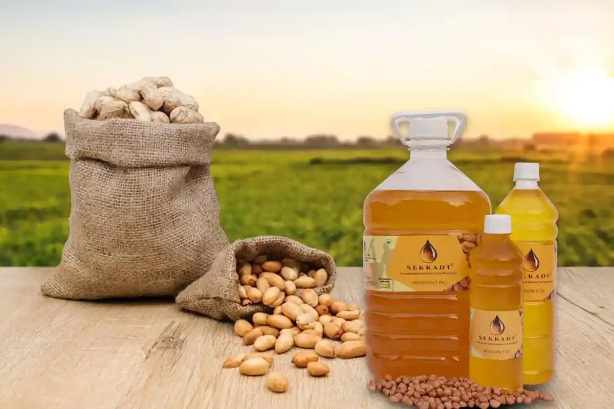 Pure Cold Pressed Groundnut Oil