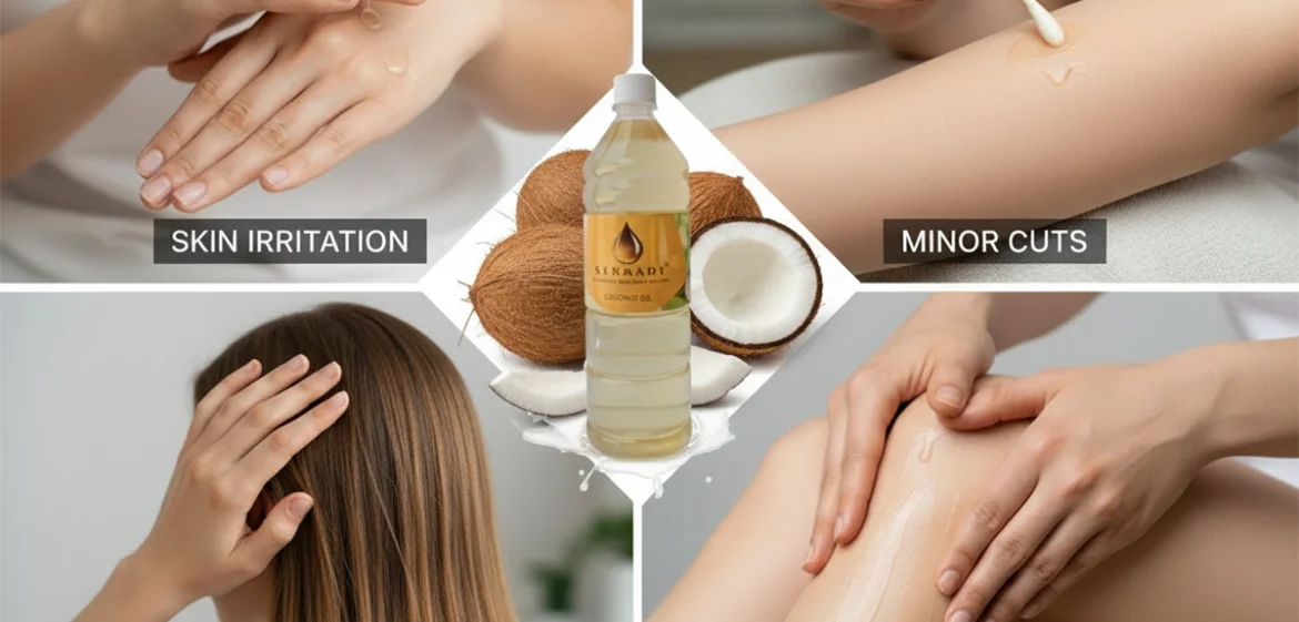 Cold Pressed Coconut Oil for Dry Winter Skin
