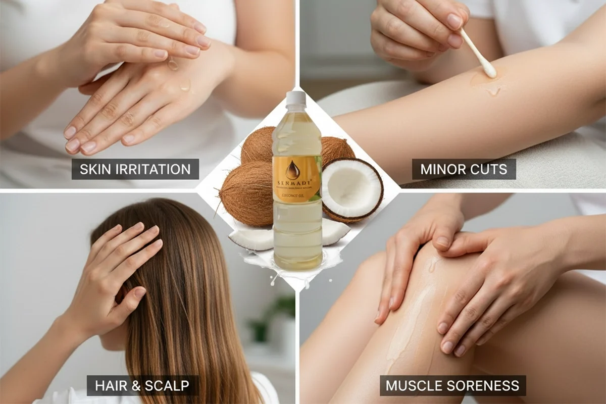 Cold Pressed Coconut Oil for Dry Winter Skin